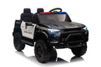 Elektro-Polizeiauto für Kinder 24V – 2-Sitzer, 4x200W Motoren, 10km/h, EVA-Reifen & Ledersitz