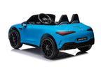 Mercedes SL63 AMG Kinder Elektroauto 24V in Blau – Lizenziert, Fernbedienung, Leder, EVA, MP3