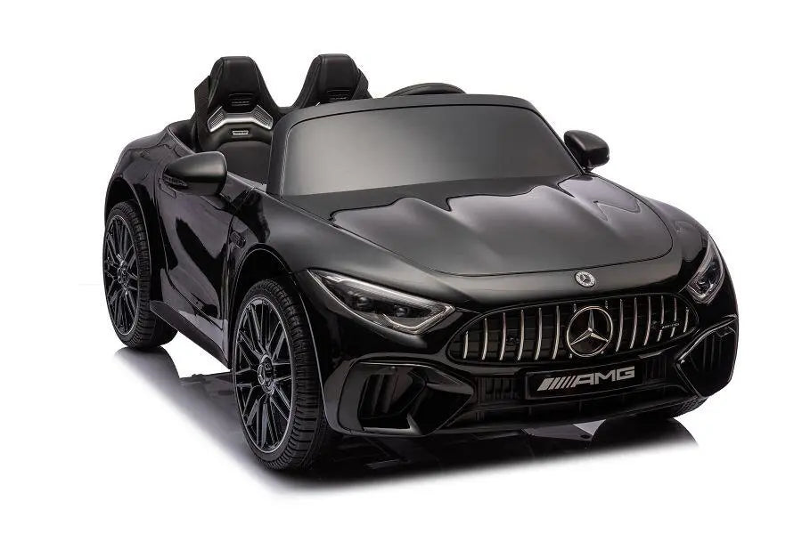 Mercedes SL63 AMG Kinder Elektroauto 12V in Schwarz oder Weiß – Lizenziert, Fernbedienung, Leder, EVA, MP3
