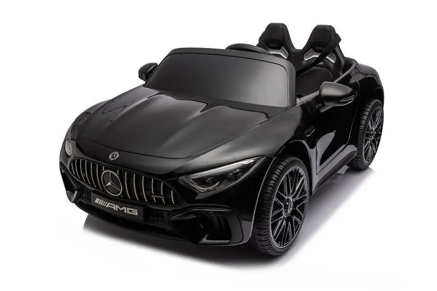 Mercedes SL63 AMG Kinder Elektroauto 12V in Schwarz oder Weiß – Lizenziert, Fernbedienung, Leder, EVA, MP3