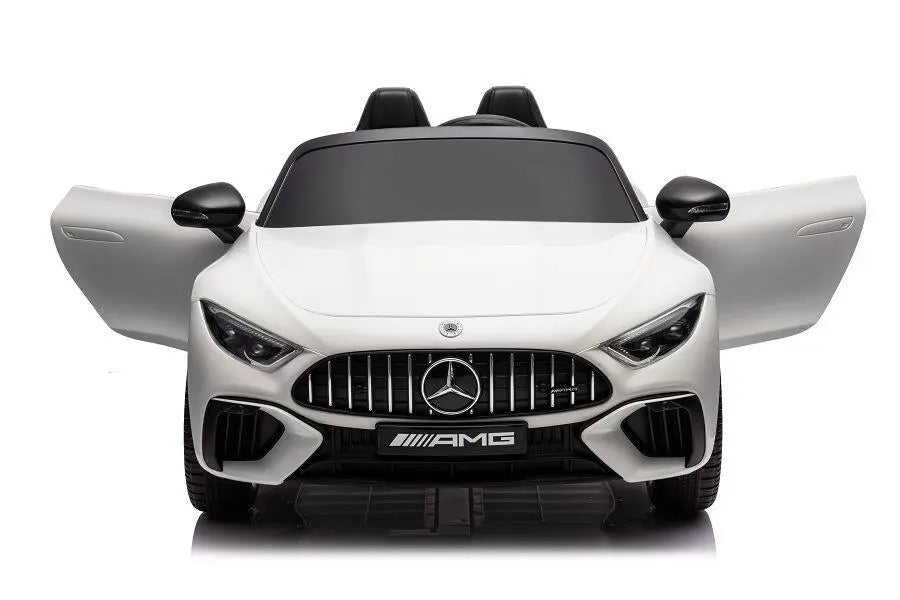 Mercedes SL63 AMG Kinder Elektroauto 12V in Schwarz oder Weiß – Lizenziert, Fernbedienung, Leder, EVA, MP3