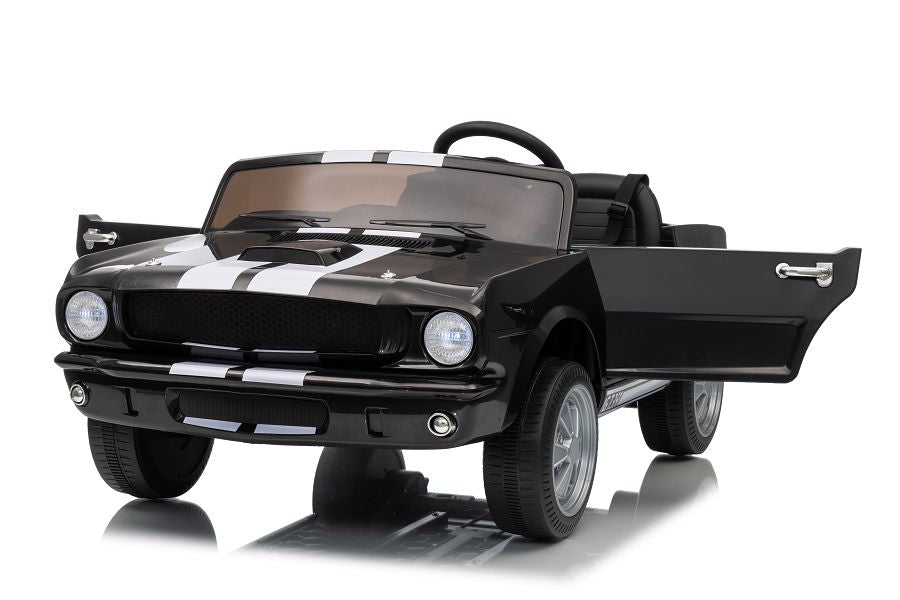 Ford Mustang Shelby GT350 Kinder Oldtimer Elektroauto 24V – Lizenziert mit Ledersitz, MP3, Fernbedienung, 4x200W