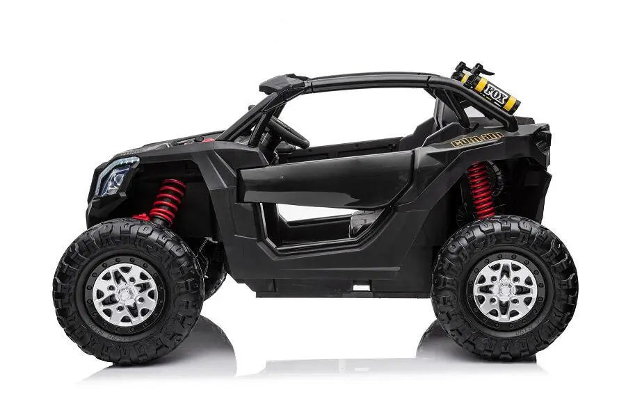 Elektro Kinder Offroad Buggy Fahrzeug 4x 24V - 2-Sitzer, Leder, 10kmh MP3, Bluetooth mit Fernbedienung