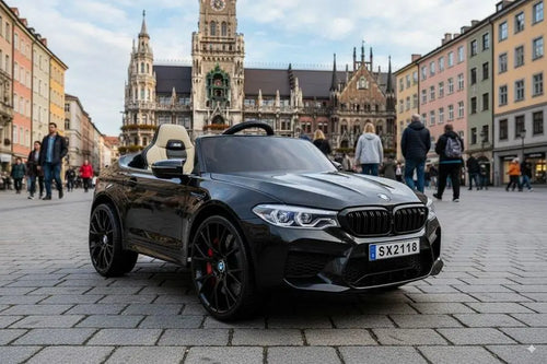 BMW M5 Kinder Elektroauto 2x 24V – Lizenziert, 10km/h, EVA Reifen, Fernbedienung