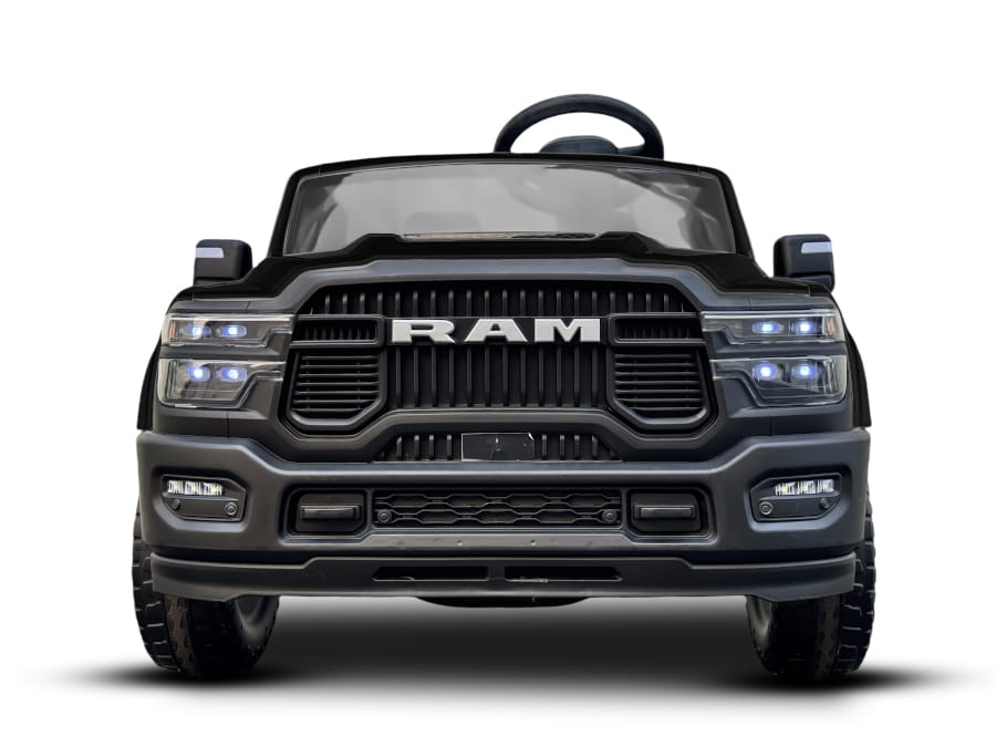 Dodge RAM 2500 "Rebel" 2-Sitzer 24V Kinder Elektrofahrzeug - Lizenziert mit Ledersitzen, EVA, Fernbedienung, Bluetooth