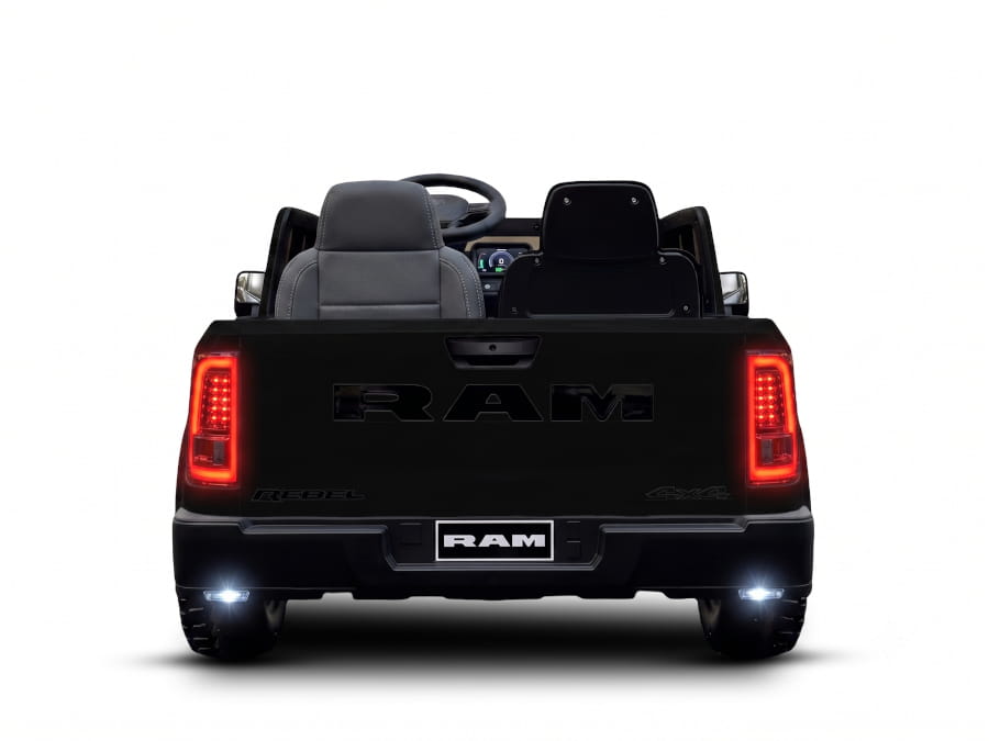 Dodge RAM 2500 "Rebel" 2-Sitzer 24V Kinder Elektrofahrzeug - Lizenziert mit Ledersitzen, EVA, Fernbedienung, Bluetooth