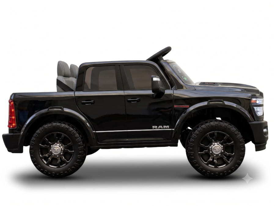 Dodge RAM 2500 "Rebel" 2-Sitzer 24V Kinder Elektrofahrzeug - Lizenziert mit Ledersitzen, EVA, Fernbedienung, Bluetooth