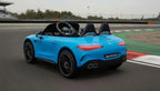 Mercedes SL63 AMG Kinder Elektroauto 24V in Blau – Lizenziert, Fernbedienung, Leder, EVA, MP3