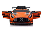 Mercedes AMG GT3 Kinder Elektroauto Lizenziert - MP3, Leder, EVA, Fernbedienung