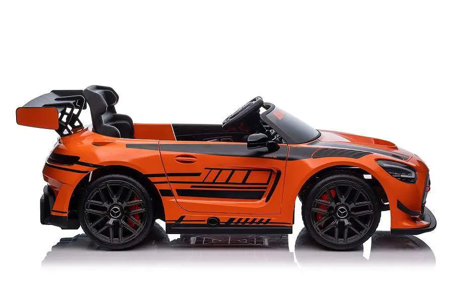 Mercedes AMG GT3 Kinder Elektroauto Lizenziert - MP3, Leder, EVA, Fernbedienung
