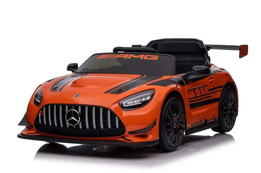 Mercedes AMG GT3 Kinder Elektroauto Lizenziert - MP3, Leder, EVA, Fernbedienung