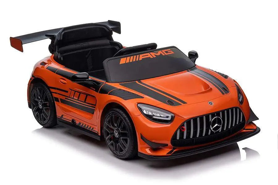 Mercedes AMG GT3 Kinder Elektroauto Lizenziert - MP3, Leder, EVA, Fernbedienung