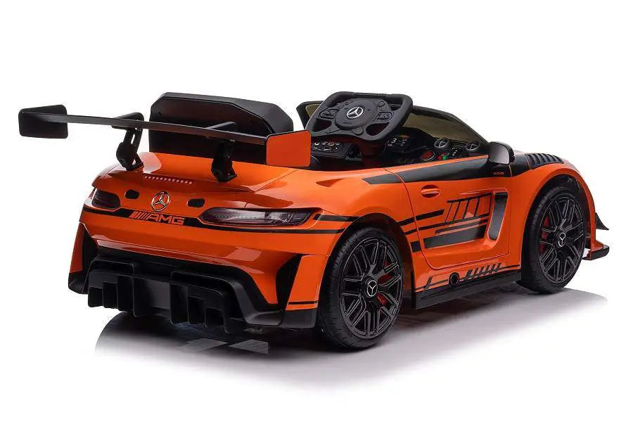 Mercedes AMG GT3 Kinder Elektroauto Lizenziert - MP3, Leder, EVA, Fernbedienung
