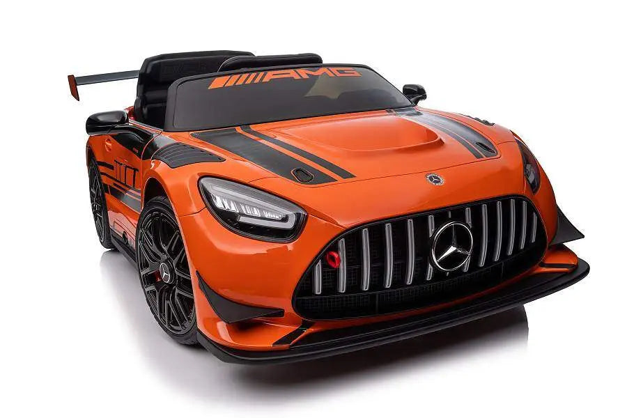 Mercedes AMG GT3 Kinder Elektroauto Lizenziert - MP3, Leder, EVA, Fernbedienung