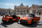 Mercedes AMG GT3 Kinder Elektroauto Lizenziert - MP3, Leder, EVA, Fernbedienung