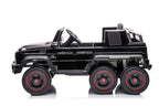 Mercedes G63 AMG 6x6 Kinder Elektroauto lizenziert in weiß oder schwarz – Leder, EVA, Fernbedienung, MP3