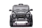 Mercedes G63 AMG 6x6 Kinder Elektroauto lizenziert in weiß oder schwarz – Leder, EVA, Fernbedienung, MP3
