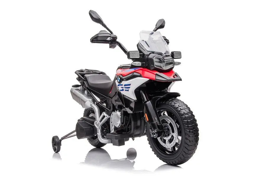 BMW F850 GS Elektro Kindermotorrad  – 12V mit Stützräder, Musik und Lichter, EVA, MP3