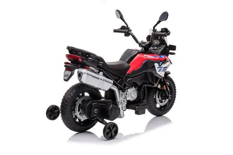 BMW F850 GS Elektro Kindermotorrad  – 12V mit Stützräder, Musik und Lichter, EVA, MP3