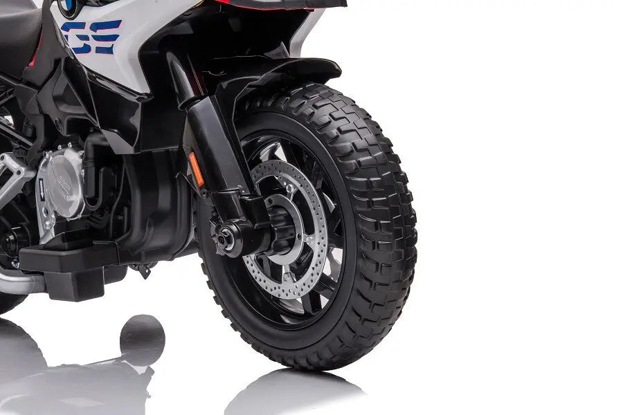BMW F850 GS Elektro Kindermotorrad  – 12V mit Stützräder, Musik und Lichter, EVA, MP3