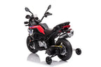 BMW F850 GS Elektro Kindermotorrad  – 12V mit Stützräder, Musik und Lichter, EVA, MP3