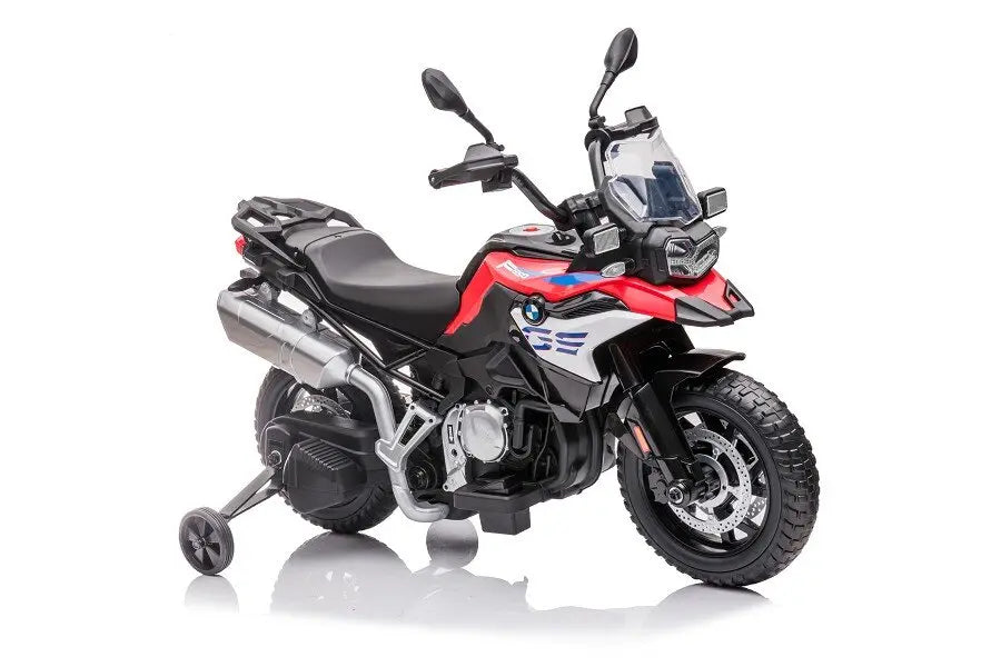 BMW F850 GS Elektro Kindermotorrad  – 12V mit Stützräder, Musik und Lichter, EVA, MP3