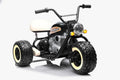 Elektro Kindermotorrad 24V – 2x800W Brushless Motor, Leder, LED, 10km/h, MP3