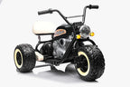 Elektro Kindermotorrad 24V – 2x800W Brushless Motor, Leder, LED, 10km/h, MP3