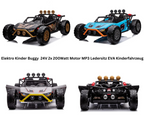 Buggy 168 Kinder Elektro Buggy Kinderauto 24V - Ledersitz, EVA Reifen, inkl. Fernbedienung