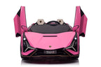 Lamborghini Sian 2-Sitzer Kinder Elektroauto - 24V, Fernbedienung, EVA, Leder in Schwarz oder Pink