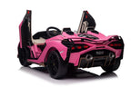 Lamborghini Sian 2-Sitzer Kinder Elektroauto - 24V, Fernbedienung, EVA, Leder in Schwarz oder Pink