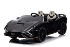 Lamborghini Sian 2-Sitzer Kinder Elektroauto - 24V, Fernbedienung, EVA, Leder in Schwarz oder Pink