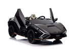 Lamborghini Sian 2-Sitzer Kinder Elektroauto - 24V, Fernbedienung, EVA, Leder in Schwarz oder Pink