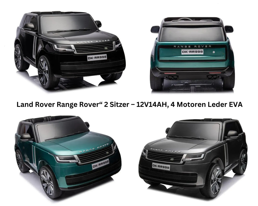 Land Rover Range Rover Kinder Elektroauto SUV - 2-Sitzer, Leder, inkl. Fernbedienung, Bluetooth