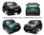 Land Rover Range Rover Kinder Elektroauto SUV - 2-Sitzer, Leder, inkl. Fernbedienung, Bluetooth