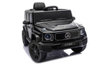 Mercedes G580 AMG in Schwarz oder Grau – Kinder Elektroauto lizenziert mit Ledersitzen, Vollgummireifen, Fernbedienung, MP3, Stoßdämpfer
