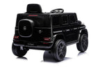 Mercedes G580 AMG in Schwarz oder Grau – Kinder Elektroauto lizenziert mit Ledersitzen, Vollgummireifen, Fernbedienung, MP3, Stoßdämpfer