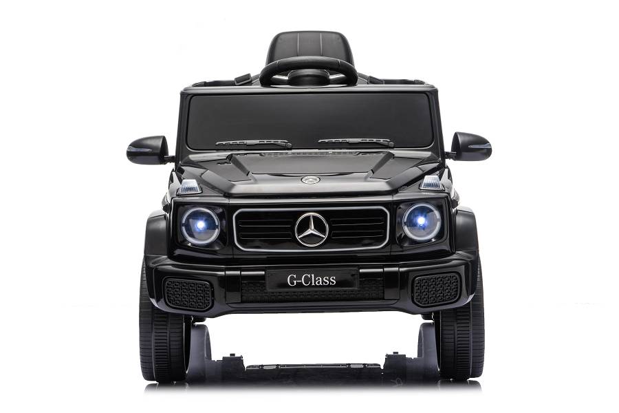 Mercedes G580 AMG in Schwarz oder Grau – Kinder Elektroauto lizenziert mit Ledersitzen, Vollgummireifen, Fernbedienung, MP3, Stoßdämpfer