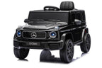 Mercedes G580 AMG in Schwarz oder Grau – Kinder Elektroauto lizenziert mit Ledersitzen, Vollgummireifen, Fernbedienung, MP3, Stoßdämpfer
