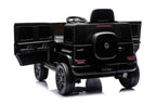 Mercedes G580 AMG in Schwarz oder Grau – Kinder Elektroauto lizenziert mit Ledersitzen, Vollgummireifen, Fernbedienung, MP3, Stoßdämpfer