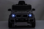 Mercedes G580 AMG in Schwarz oder Grau – Kinder Elektroauto lizenziert mit Ledersitzen, Vollgummireifen, Fernbedienung, MP3, Stoßdämpfer