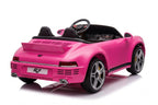 Porsche Ruf 2-Sitzer Kinder Elektroauto mit leistungsstarken 24V Akku  – Lizenziert, Leder, MP3, Fernbedienung, EVA, Stoßdämpfern