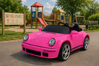 Porsche Ruf 2-Sitzer Kinder Elektroauto mit leistungsstarken 24V Akku  – Lizenziert, Leder, MP3, Fernbedienung, EVA, Stoßdämpfern