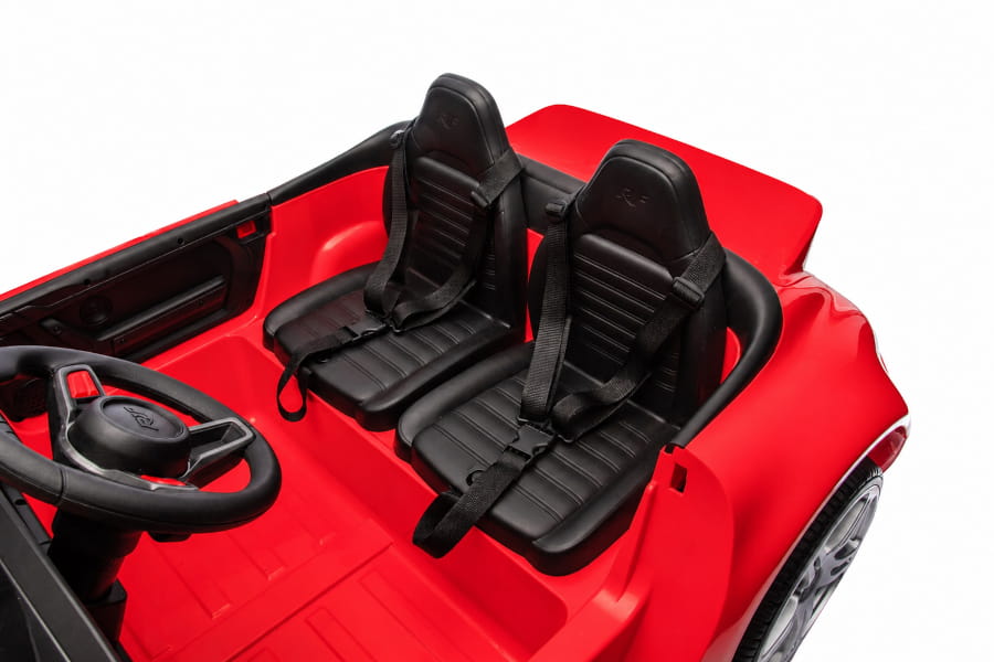 Porsche Ruf 2-Sitzer Kinder Elektroauto mit leistungsstarken 24V Akku  – Lizenziert, Leder, MP3, Fernbedienung, EVA, Stoßdämpfern