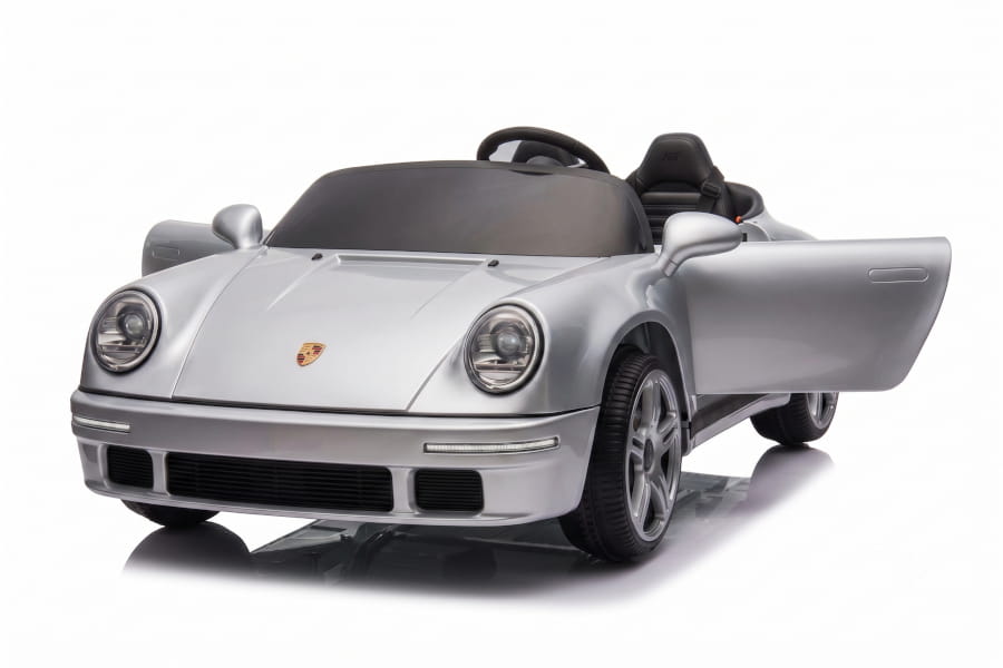 Porsche Ruf 2-Sitzer Kinder Elektroauto mit leistungsstarken 24V Akku  – Lizenziert, Leder, MP3, Fernbedienung, EVA, Stoßdämpfern