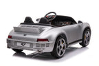 Porsche Ruf 2-Sitzer Kinder Elektroauto mit leistungsstarken 24V Akku  – Lizenziert, Leder, MP3, Fernbedienung, EVA, Stoßdämpfern