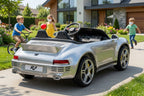 Porsche Ruf 2-Sitzer Kinder Elektroauto mit leistungsstarken 24V Akku  – Lizenziert, Leder, MP3, Fernbedienung, EVA, Stoßdämpfern