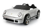Porsche Ruf 2-Sitzer Kinder Elektroauto mit leistungsstarken 24V Akku  – Lizenziert, Leder, MP3, Fernbedienung, EVA, Stoßdämpfern