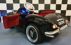 BMW 507 Kinder Oldtimer Elektroauto 12V – Lizenziert mit Ledersitz, MP3, Fernbedienung, 2x35W