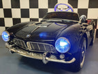 BMW 507 Kinder Oldtimer Elektroauto 12V – Lizenziert mit Ledersitz, MP3, Fernbedienung, 2x35W